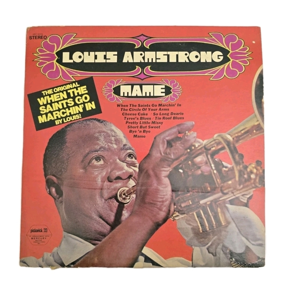 LOUIS ARMSTRONG mame 1965 Vinyl LP Pickwick WHEN THE‎ SAINTS GO MARCHING IN